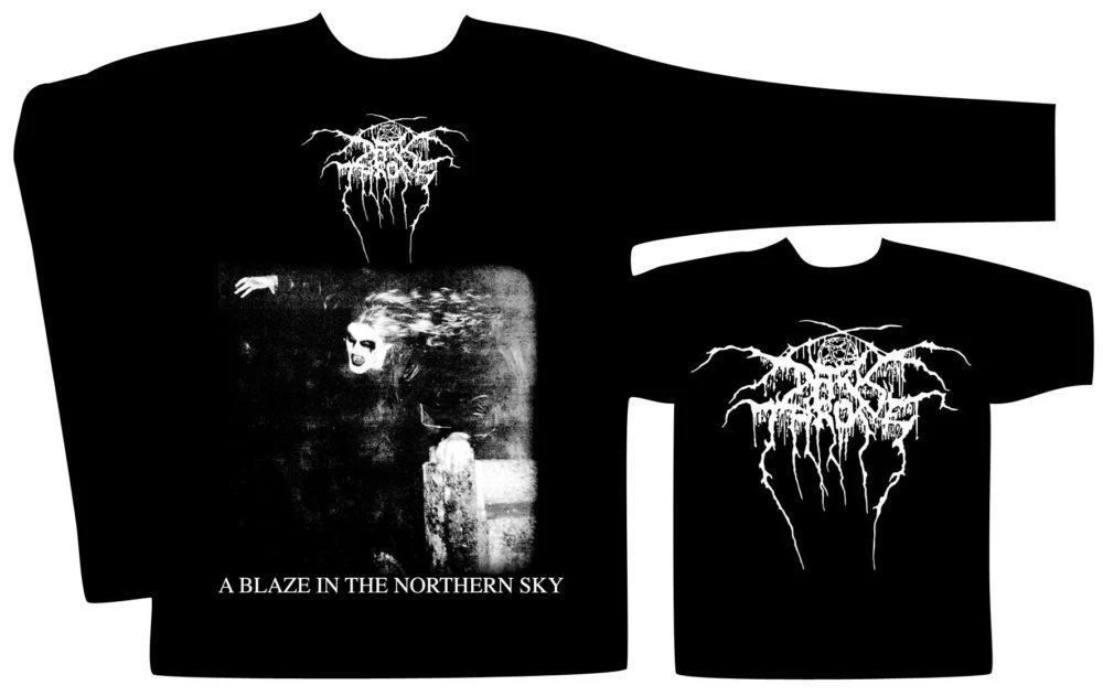 Darkthrone - A Blaze In Northern Skies Black Long Sleeve Shirt - 100% Official Merchandise