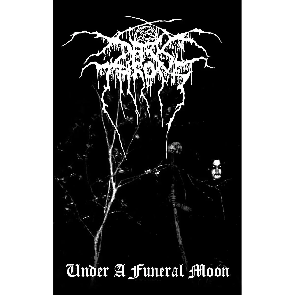 Darkthrone - Premium Textile Poster Flag (Under A Funeral Moon) 104cm x 66cm