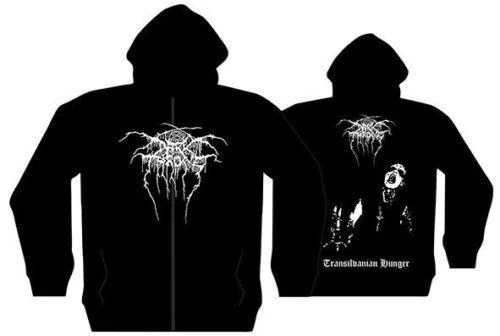 Darkthrone - Zip Black Hoodie (Transilvanian Hunger) - 100% Official Merchandise - Image 2