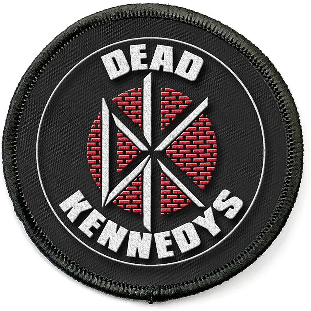 Dead Kennedys - DK Brick Logo Round (80mm) Sew-On Patch