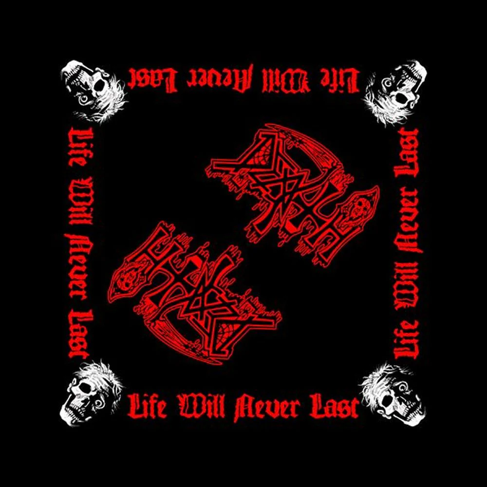 Death - Bandana (Life Will Never Last) (540mm x 520mm)
