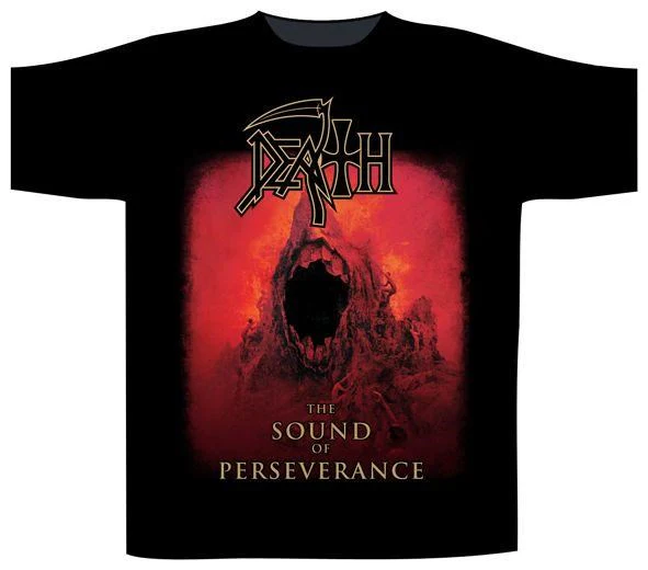 Death - Sound Of Perseverance Black Shirt - 100% Official Merchandise