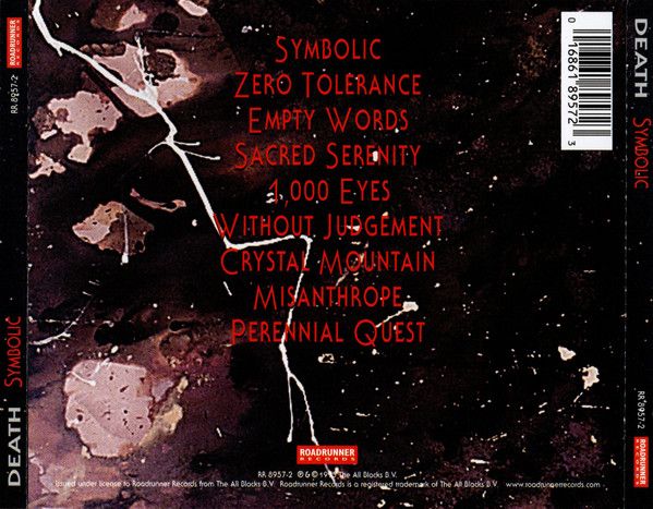 Death - Symbolic - CD - New - Image 2