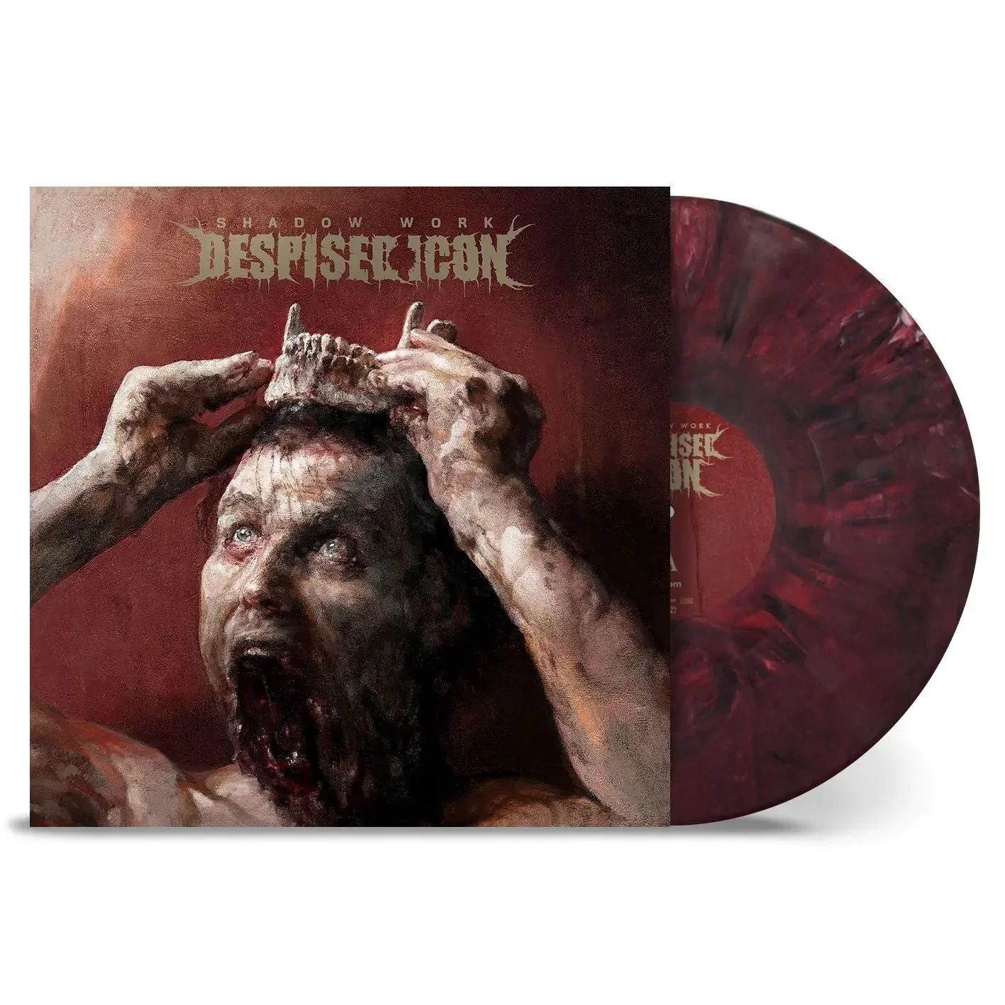 Despised Icon - Shadow Work (Red White Black Marbled vinyl) - Vinyl - New