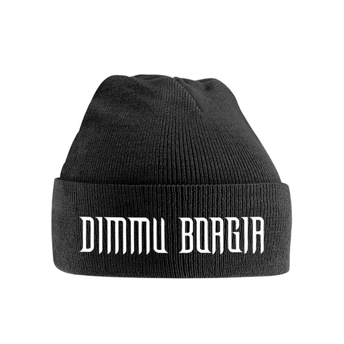 Dimmu Borgir - Knit Beanie - Embroidered - White Logo