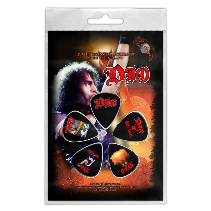 Dio - 5 x Guitar Picks Plectrum Pack (We Rock)