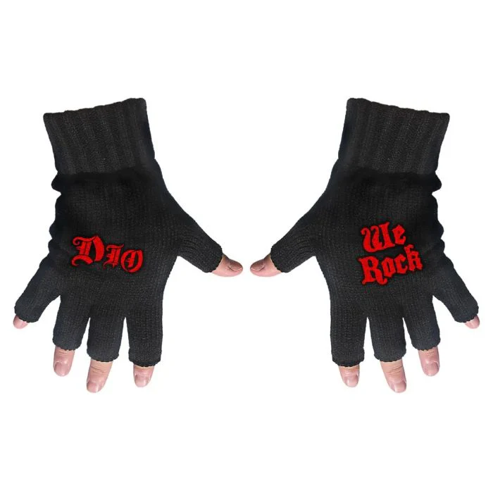 Dio - Fingerless Gloves (We Rock)