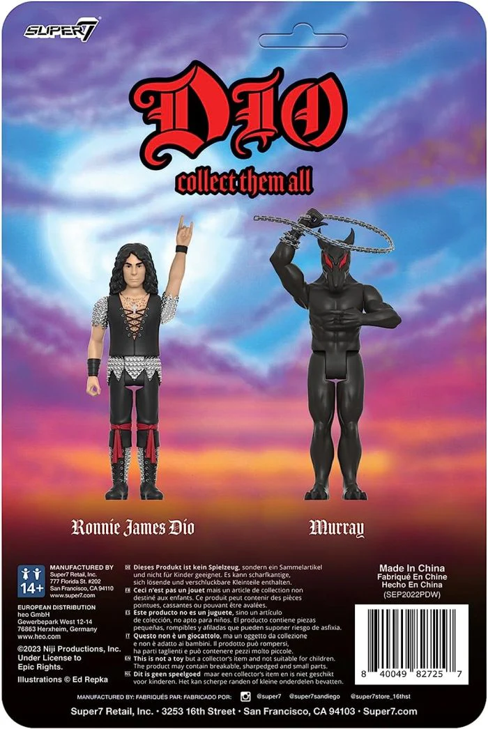 Dio - Murray (Wave 1) 3.75 inch Super7 ReAction Figure - Image 3