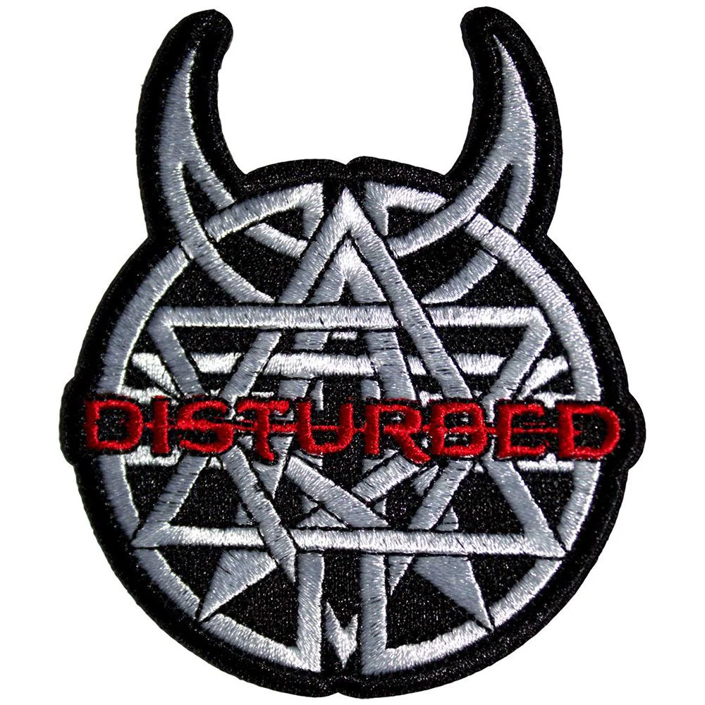 Disturbed - Logo (70mm x 90mm) Sew-On Patch