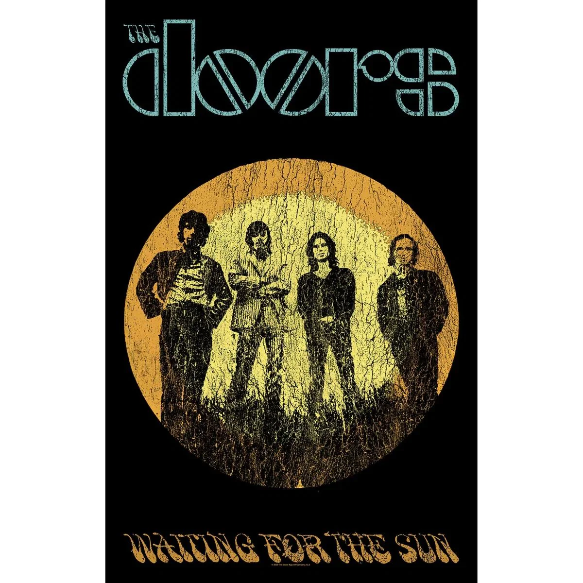 Doors - Premium Textile Poster Flag (Waiting For The Sun) 104cm x 66cm