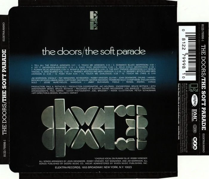 Doors - Soft Parade, The (Euro. Exp. Ed. w. 6 bonus tracks) - CD - New - Image 2