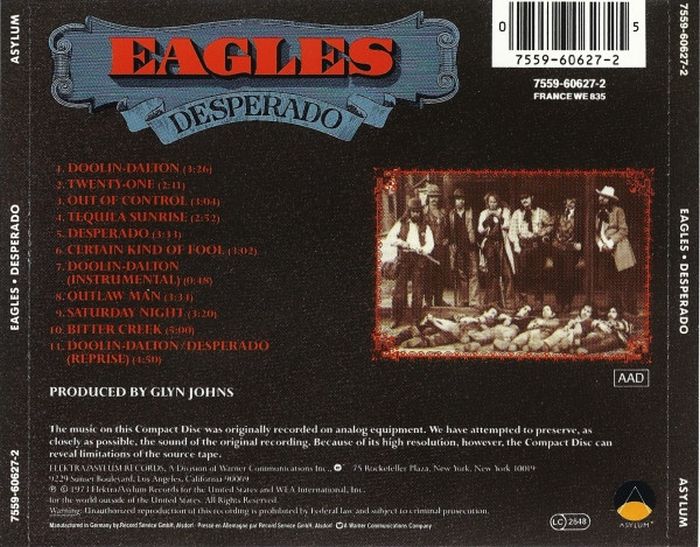 Eagles - Desperado - CD - New - Image 2