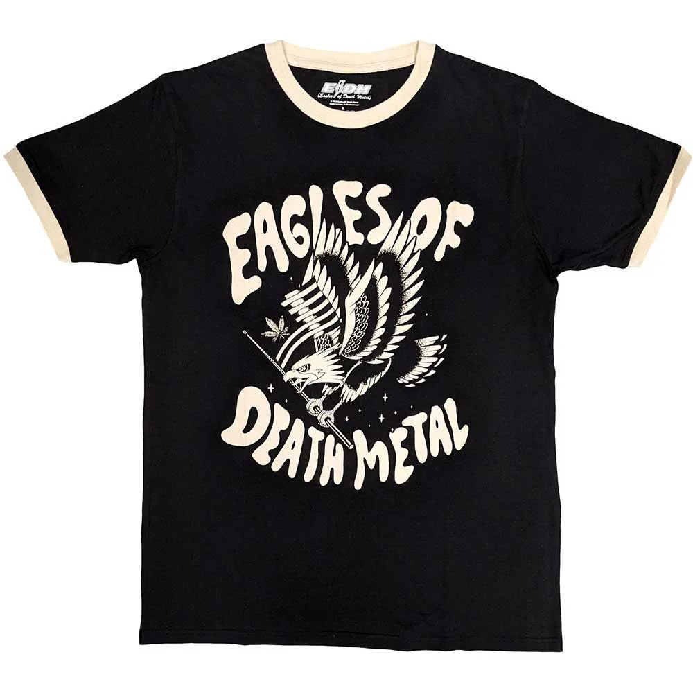 Eagles Of Death Metal - Eagle Black Ringer Shirt - 100% Official Merchandise