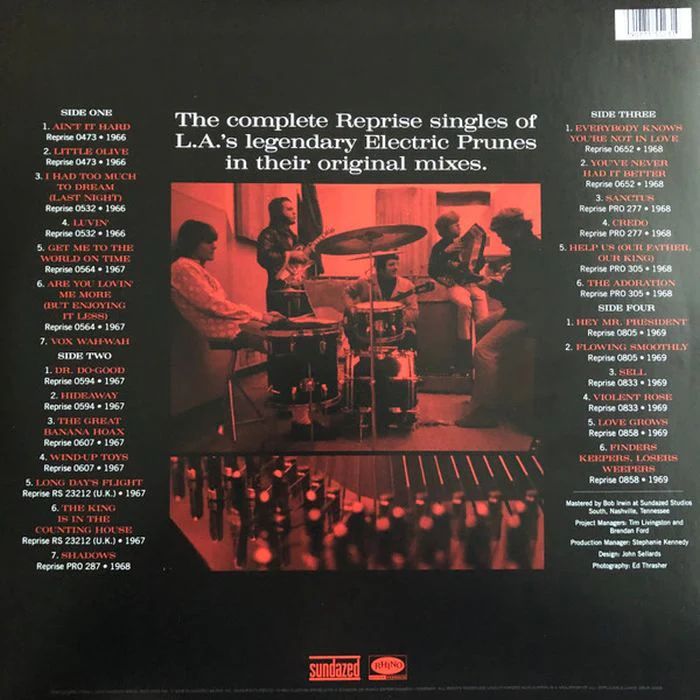Electric Prunes - Singles (1966-1969) (2016 2LP gatefold reissue) - Vinyl - New - Image 2