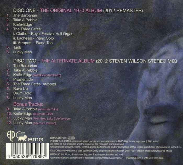 Emerson Lake And Palmer - Emerson Lake And Palmer (2016 Deluxe Ed. 2CD) - CD - New - Image 2