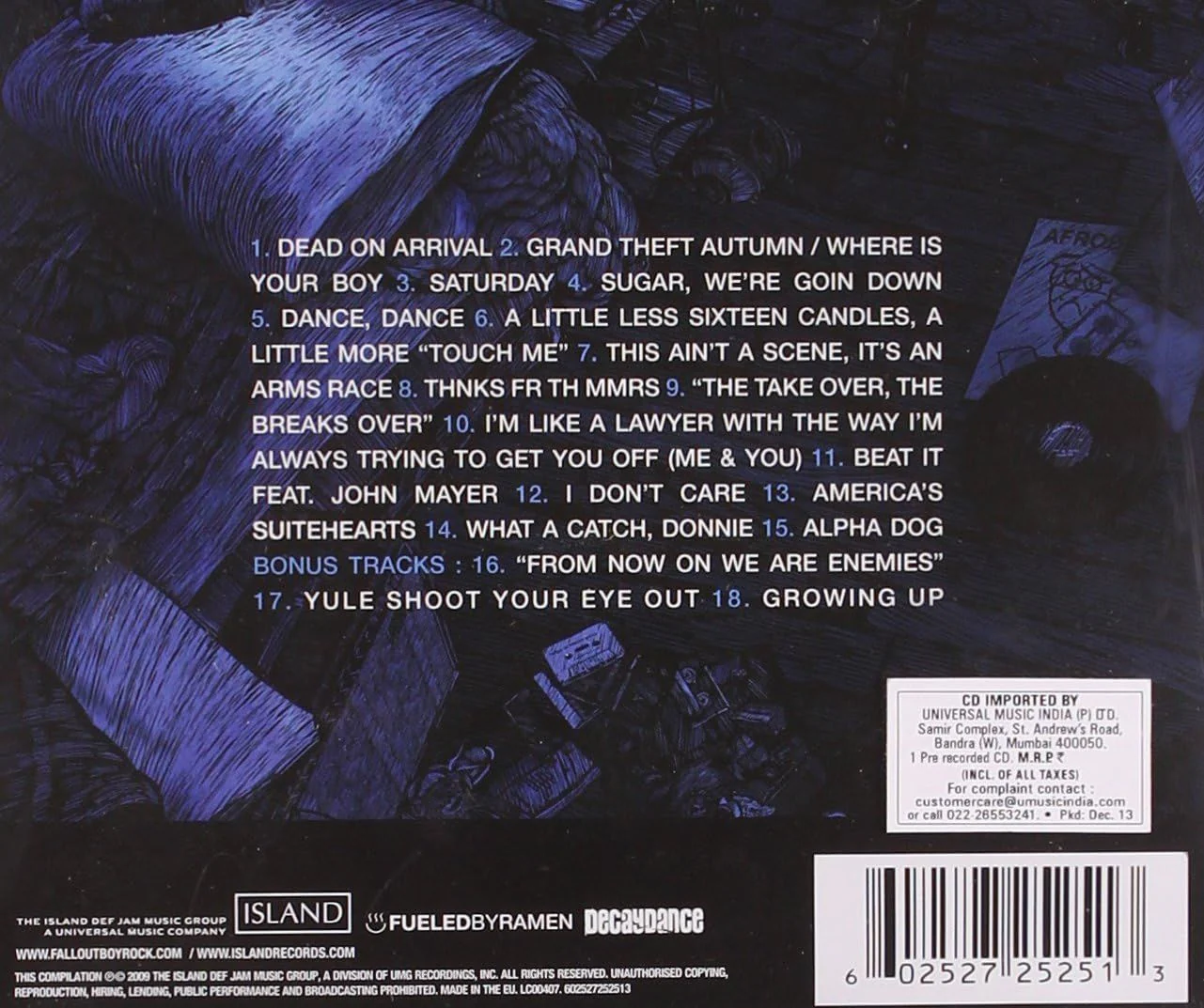Fall Out Boy - Believers Never Die: Greatest Hits (with 3 bonus tracks) - CD - New - Image 2