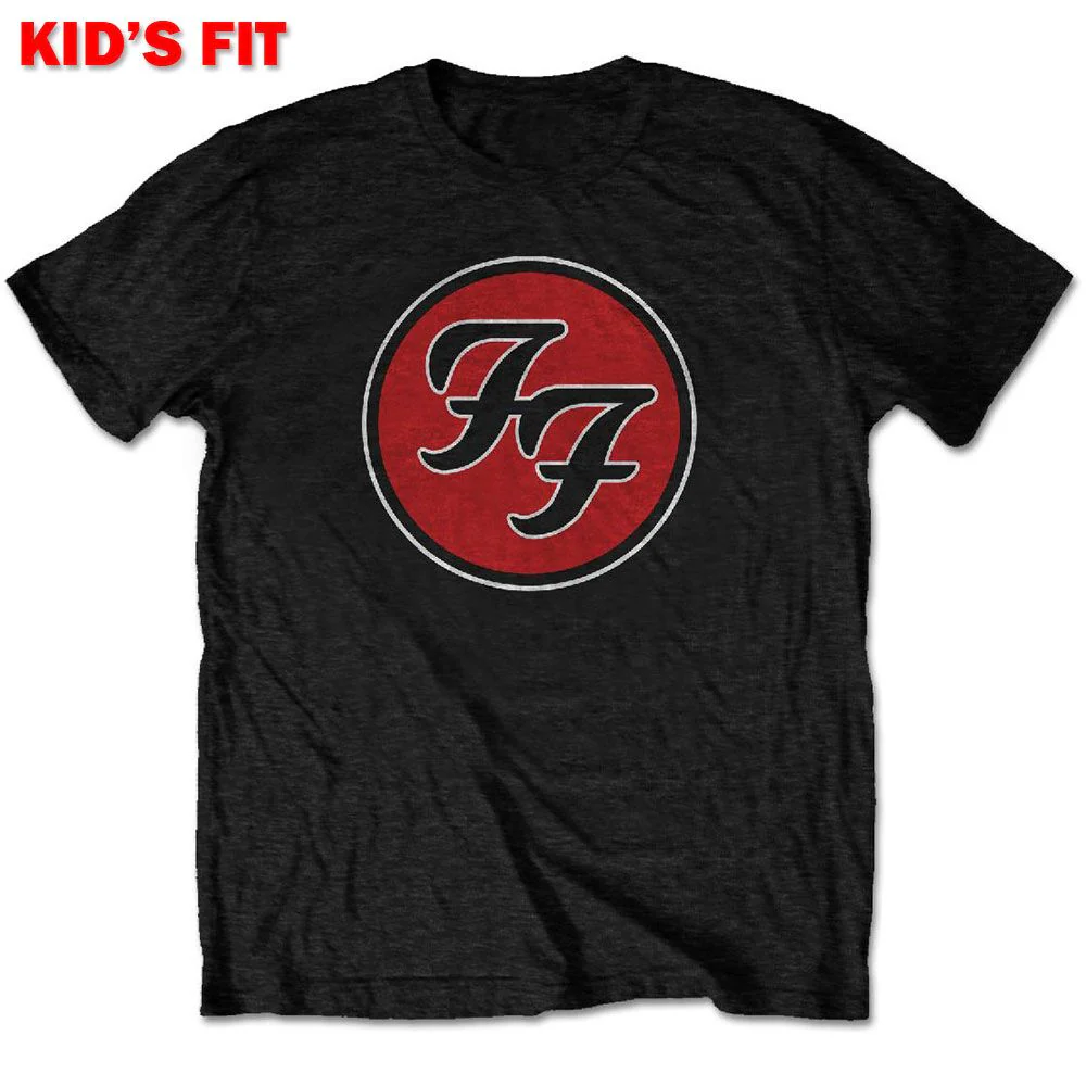 Foo Fighters - FF Logo Toddler and Youth Black Shirt - 100% Official Merchandise