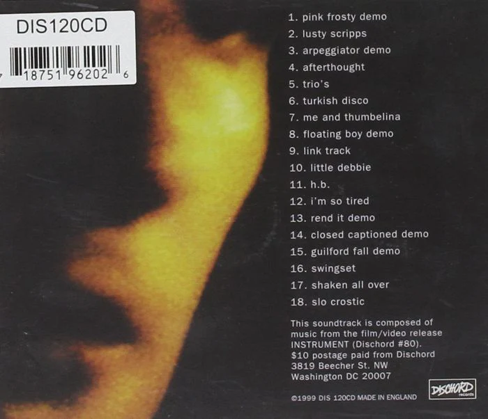 Fugazi - Instrument Soundtrack - CD - New - Image 2