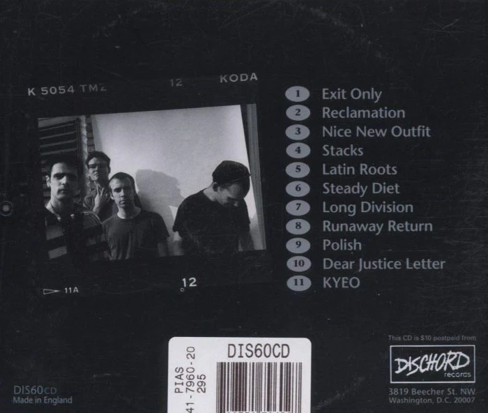 Fugazi - Steady Diet Of Nothing - CD - New - Image 2