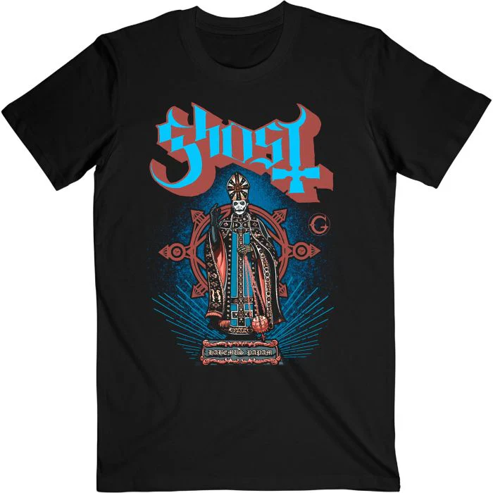 Ghost - Habemus Papam Black Shirt - 100% Official Merchandise
