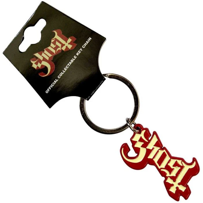 Ghost - Keyring (45mm x 25mm) -  Red Shadow Logo