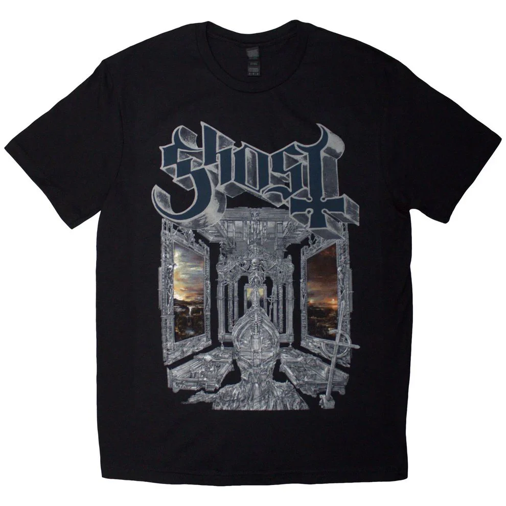Ghost - Skeleta Album Cover Black Shirt - 100% Official Merchandise