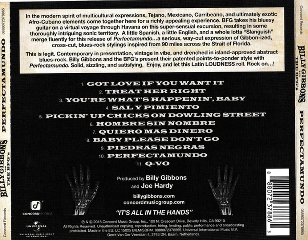 Gibbons, Billy And The BFG's - Perfectamundo - CD - New - Image 2