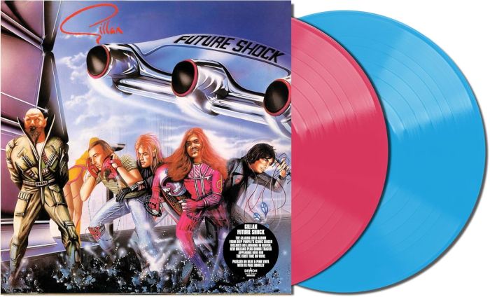 Gillan - Future Shock (2025 2LP Blue & Pink vinyl gatefold reissue with bonus tracks) - Vinyl - New