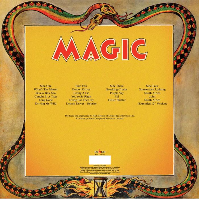 Gillan - Magic (2025 2LP Red vinyl gatefold reissue with 8 bonus tracks) - Vinyl - New - Image 2