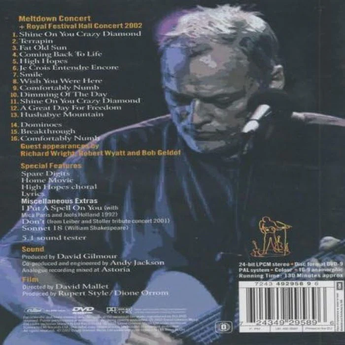 Gilmour, David - In Concert (R2) - DVD - Music - Image 2