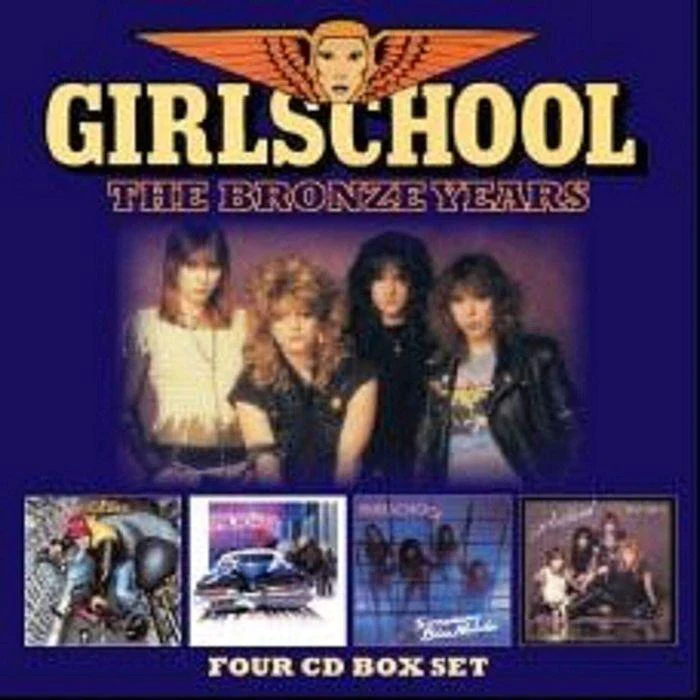 Girlschool - Bronze Years, The (Demolition/Hit And Run/Screaming Blue Murder/Play Dirty LP Replicas) (4CD box) - CD - New