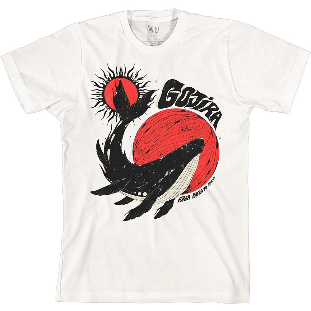 Gojira - From Mars To Sirius White Shirt - 100% Official Merchandise