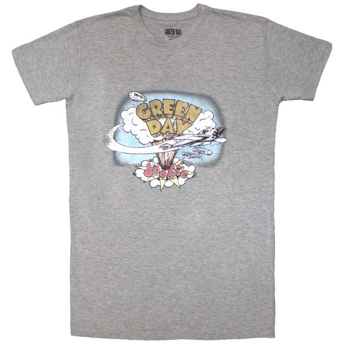 Green Day - Dookie Womens Fitted Grey Dress Shirt - 100% Official Merchandise