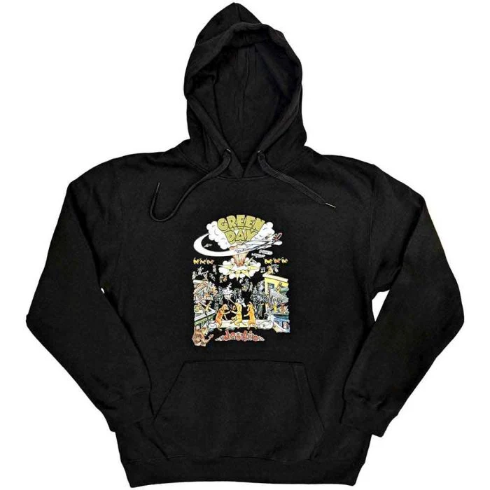 Green Day - Pullover Black Hoodie (Dookie) - 100% Official Merchandise