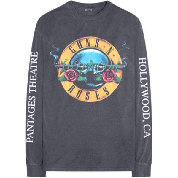 Guns N Roses - Hollywood US 1991 Tour Charcoal Long Sleeve Shirt - 100% Official Merchandise - Image 2