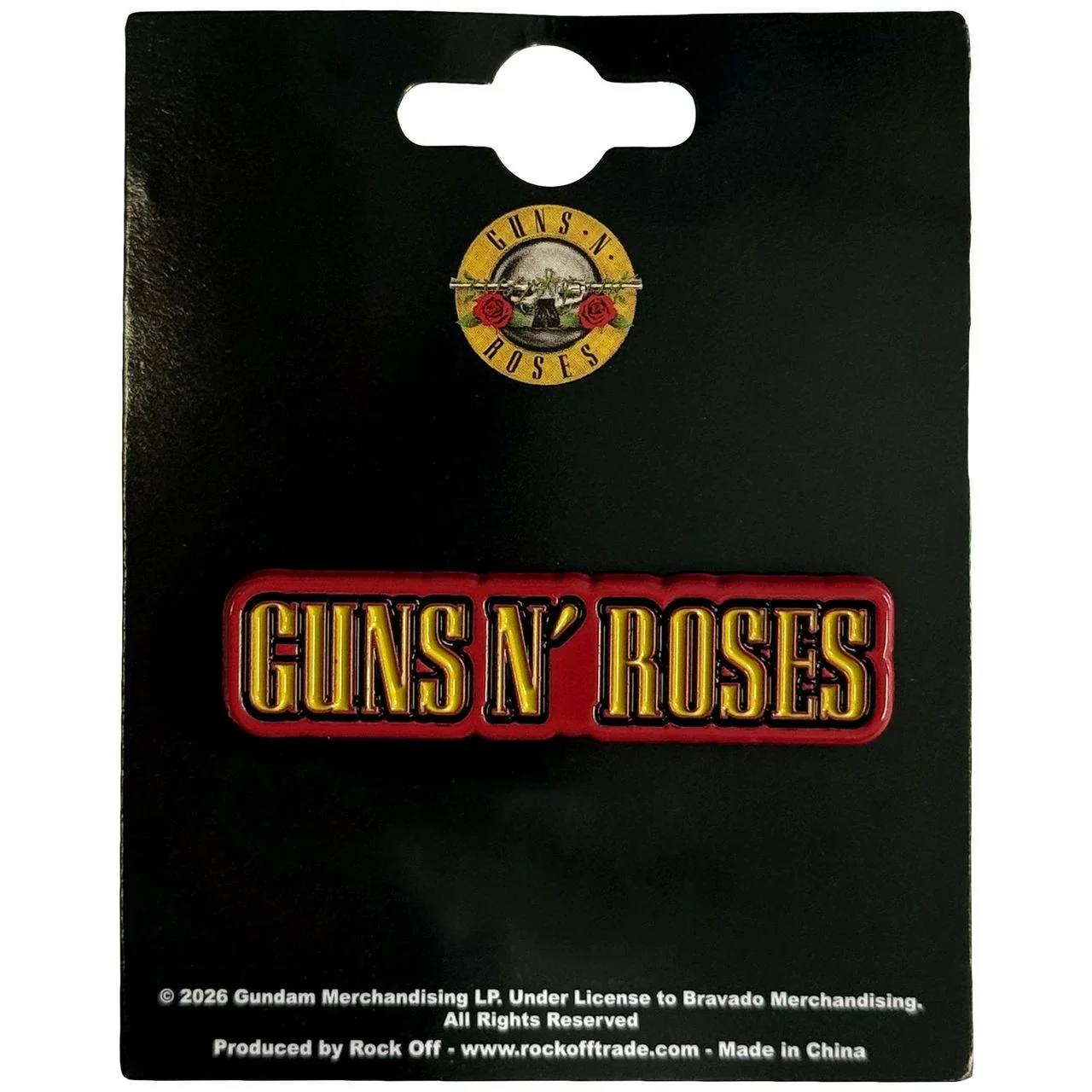 Guns N Roses - Pin Badge - Text Logo