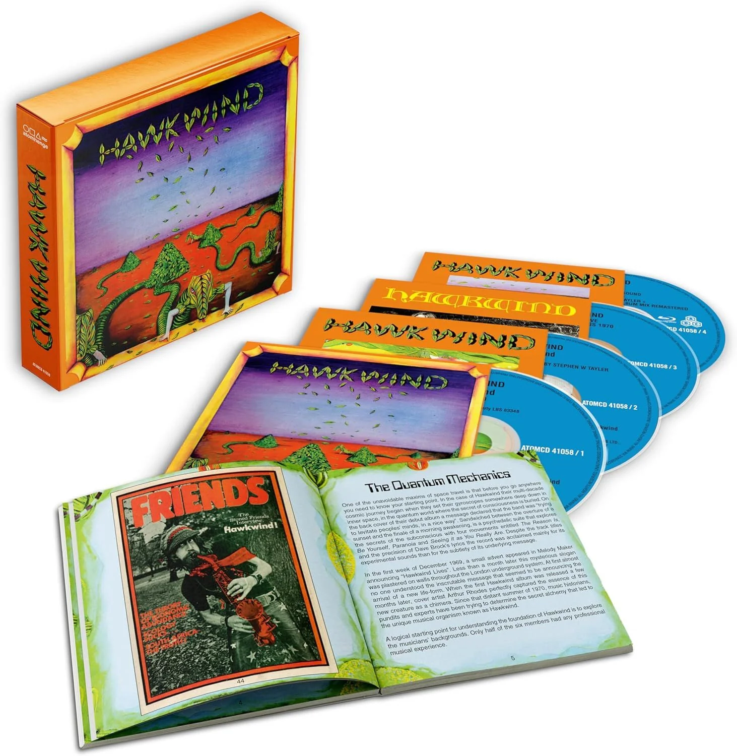 Hawkwind - Hawkwind (2026 3CD/Blu-Ray Box Set reissue) (RA/B/C) - CD - New