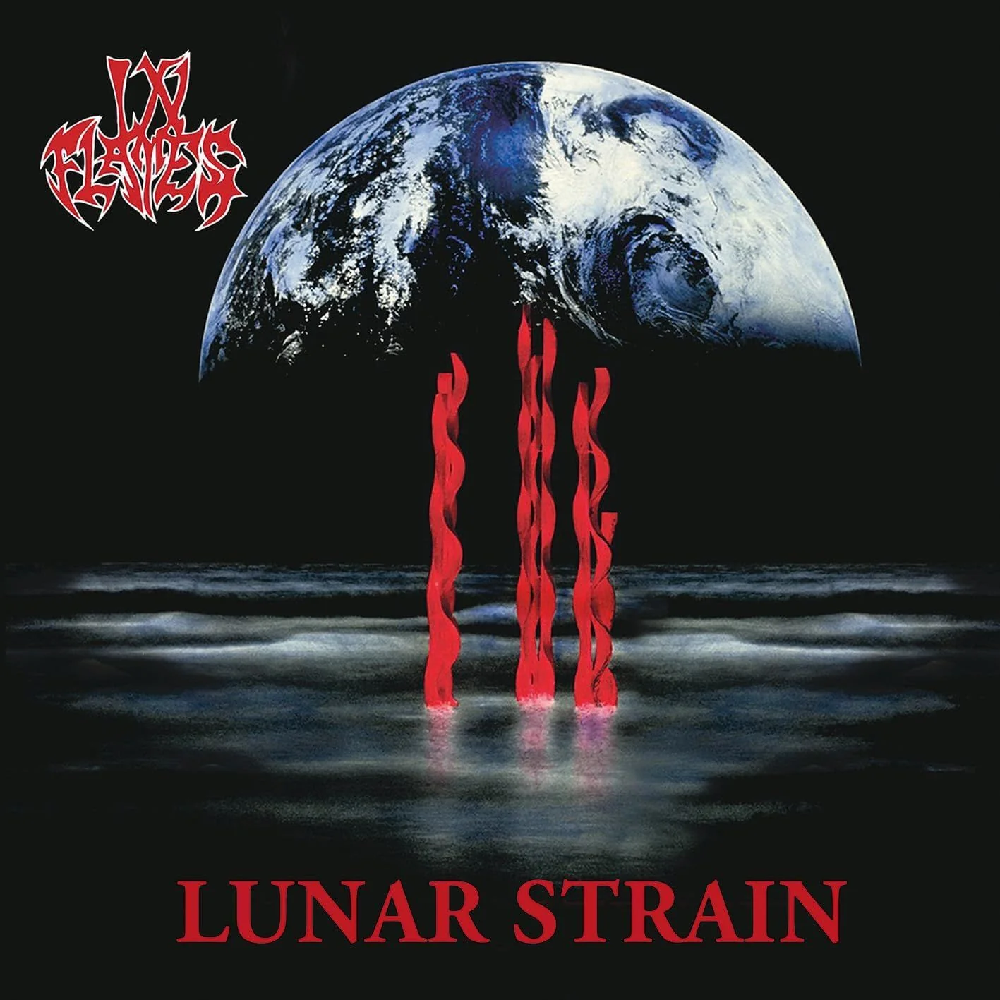 In Flames - Lunar Strain (30th Anniversary Ed. 2024 180g Transparent Blue vinyl reissue) - Vinyl - New