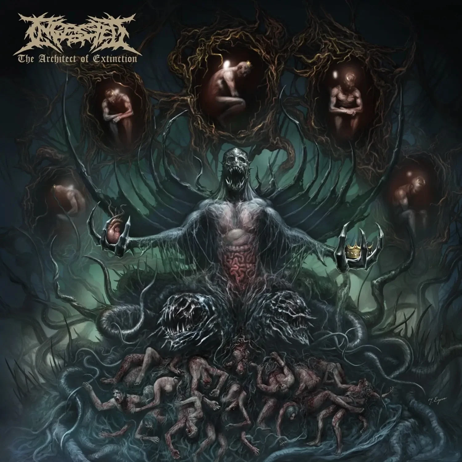 Ingested - Architect Of Extinction (Clear Vinyl Gatefold) - Vinyl - New
