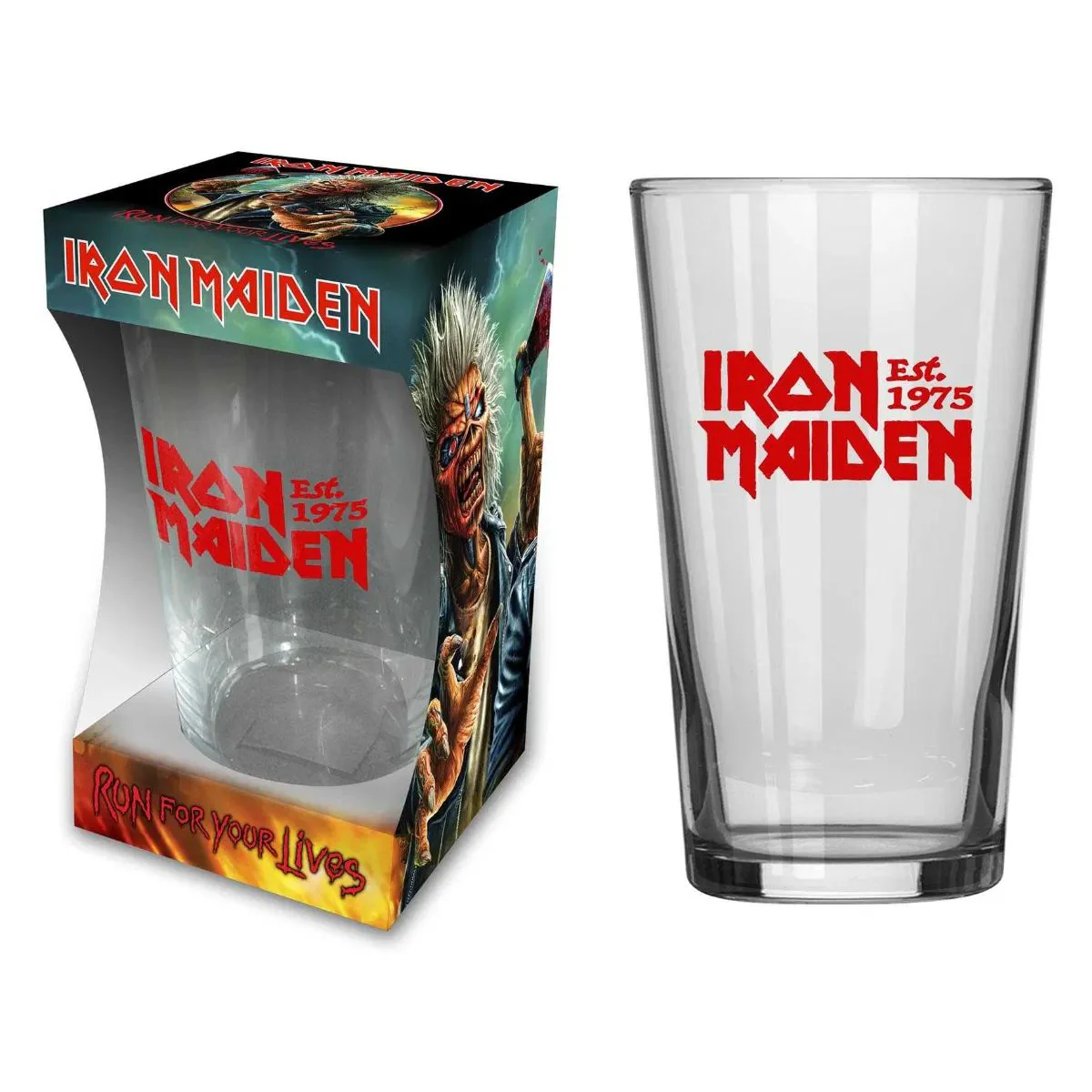 Iron Maiden - Beer Glass - Pint - Est. 1975