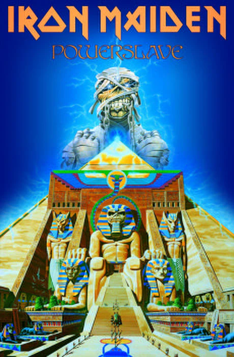 Iron Maiden - Premium Textile Poster Flag (Powerslave) 104cm x 66cm
