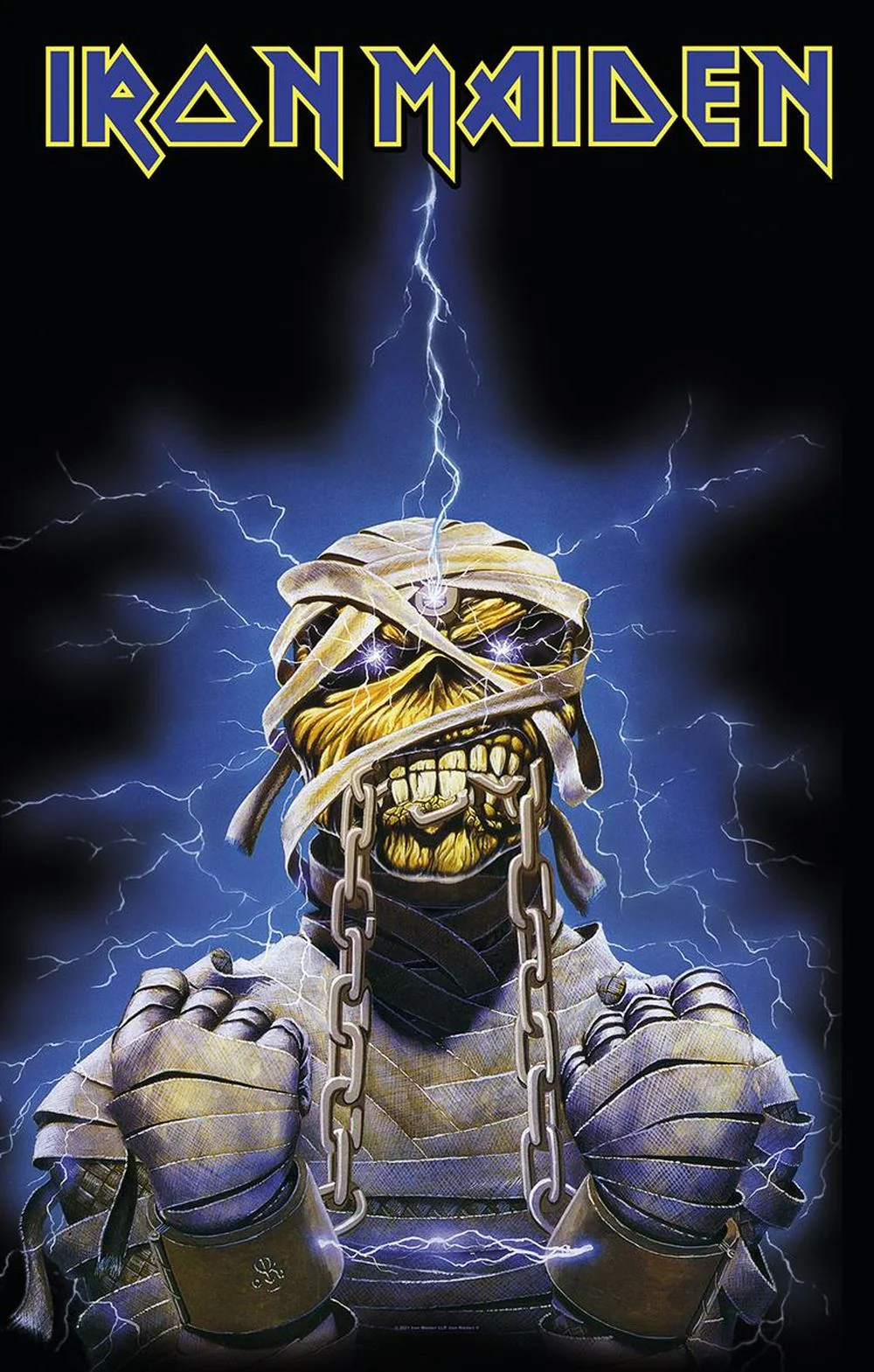 Iron Maiden - Premium Textile Poster Flag (Powerslave Eddie) 104cm x 66cm
