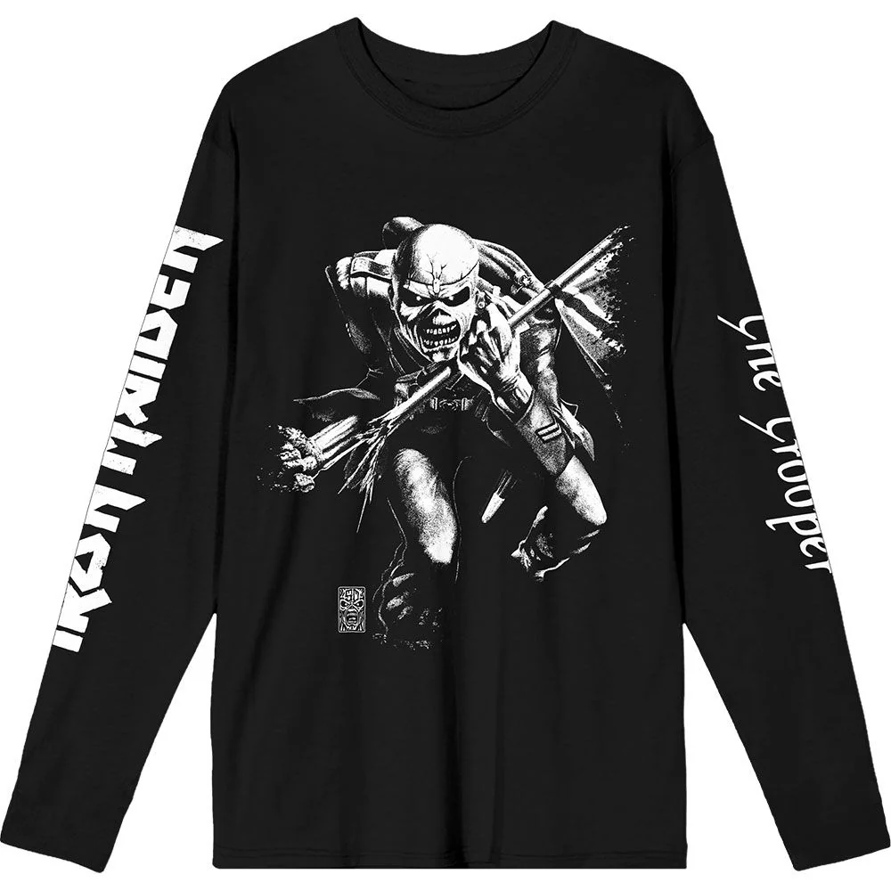 Iron Maiden - Trooper 50th Long Sleeve Black Shirt - 100% Official Merchandise
