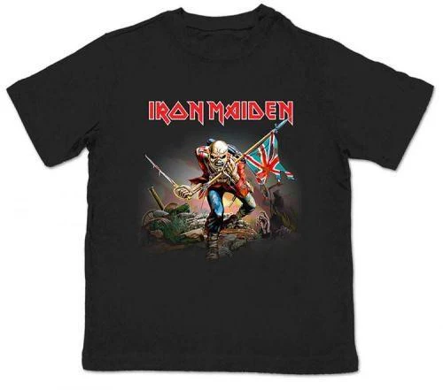 Iron Maiden - Trooper Toddler and Youth Black Shirt - 100% Official Merchandise