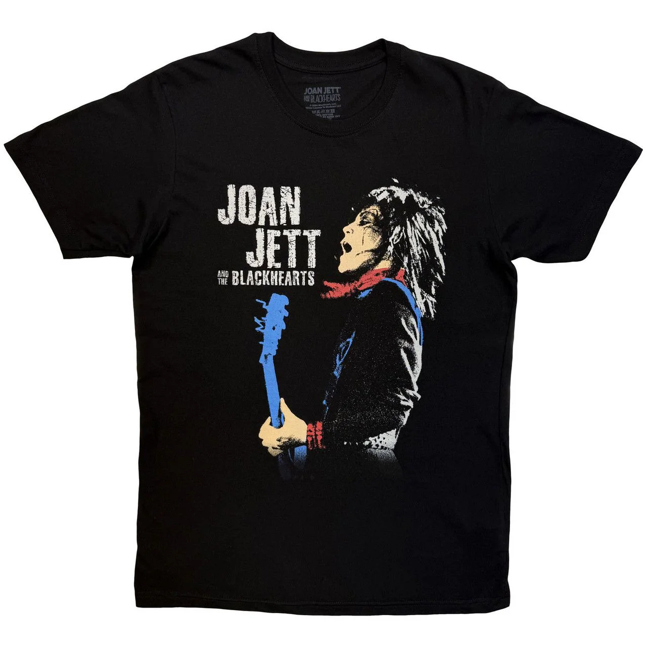 Jett, Joan & The Blackhearts - Guitar Black Shirt - 100% Official Merchandise