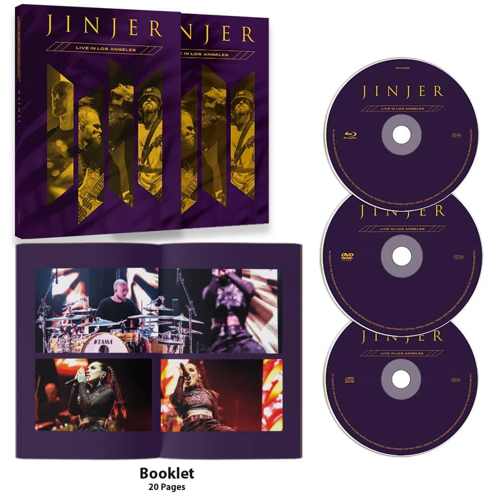 Jinjer - Live In Los Angeles (Blu-Ray/DVD/CD) (RA/B/C/R0) - Blu-Ray - Music