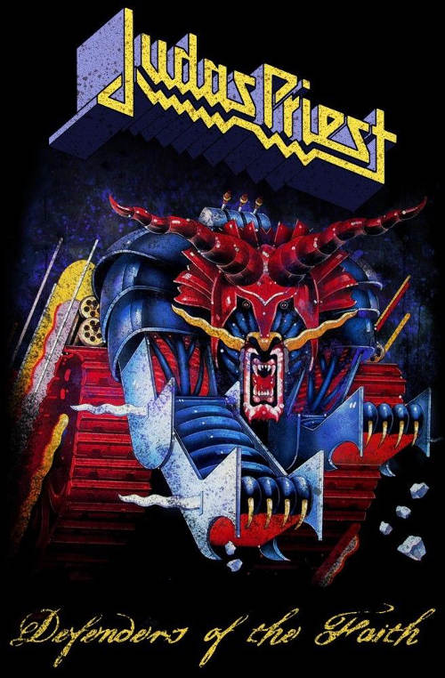 Judas Priest - Premium Textile Poster Flag (Defenders Of The Faith) 104cm x 66cm