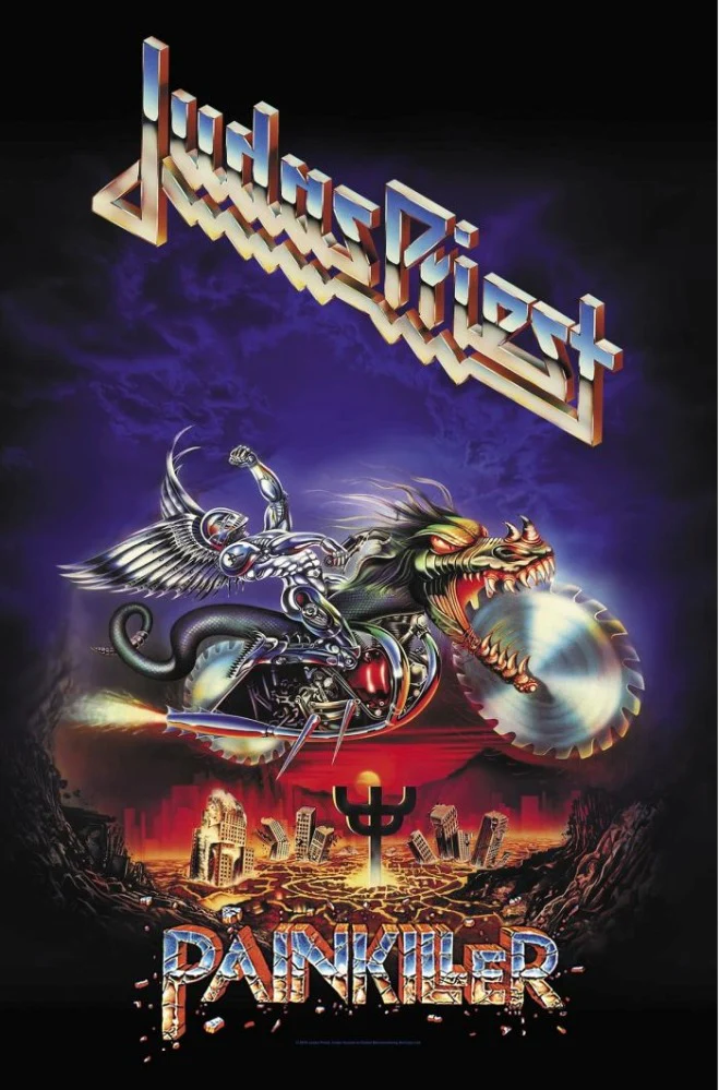 Judas Priest - Premium Textile Poster Flag (Painkiller) 104cm x 66cm