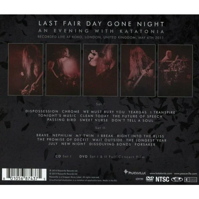 Katatonia - Last Fair Day Gone Night (CD/DVD) (R0) - CD - New - Image 2