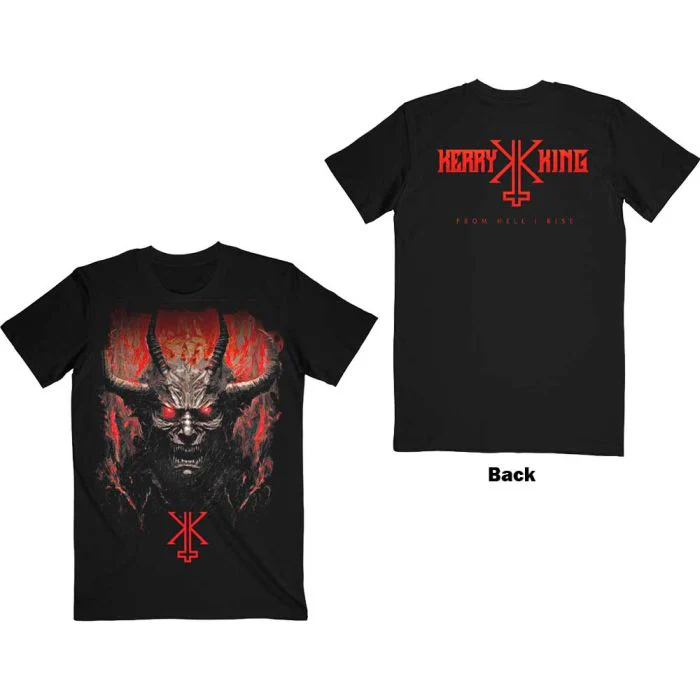 King, Kerry -  From Hell I Rise Black Shirt - 100% Official Merchandise
